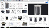 Пневмоподушка без стакана 4 шпильки M12 1 отверстие-штуцер M22 SAF/ROR/Trailor/Volvo Phoenix | ТопДизель