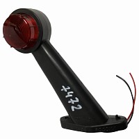 Фонарь габаритный красно-белый лампы Техавтосвет | ТопДизель