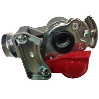 Соединительная головка красная без клапана со встроеным фильтром M16x1.5 MAN/Mercedes Benz/MAZ/Камаз Marshall | ТопДизель