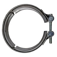 Хомут трубы глушителя к турбине Volvo нержавейка Sampa | ТопДизель