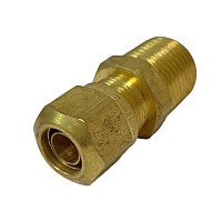 Переходник соединитель 1/2" (12,7мм) резьба наружная 1/2" (21мм) CR | ТопДизель