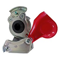 Соединительная головка красная M22x1.5 с клапаном на тягач SORL | ТопДизель