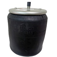 Пневмоподушка со стаканом 2 отв. М8x1,25/1 шп-шт. М22x1,5/М12x1,5 поршень пластик 1 отв. Schmitz SMARTTEC | ТопДизель