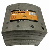 накладки тормозные 1-рем.!с заклепками 419x177.8 \Back Eaton ES Brakes16.5x7' Marshall | ТопДизель