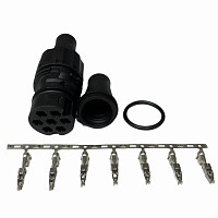 Разъём 7-pin Easyconn Di=28mm Schmitz, Kogel Hella | ТопДизель