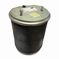 Пневмоподушка со стаканом 2 шпильки М12 смещение 30 1 отверстие-штуцер М22 поршень стальной 4 отверстия M12 Schmitz Sampa | ТопДизель