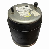 Пневмоподушка со стаканом 1 шпилька M12 1 шпилька-штуцер M12/20 поршень стальной 4 отверстия M12 ROR Sampa | ТопДизель