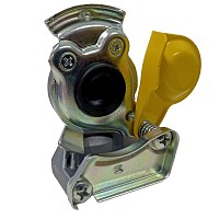 Соединительная головка желтая M16x1.5 без клапана на прицеп SORL | ТопДизель