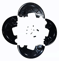 Щитки пылезащитные комплект на ось SN4218 BPW 1995> Sampa | ТопДизель