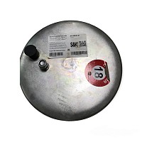 Пневмоподушка без стакана 1 шпилька M12 1штуцер M16 смещение 35 MAN TGA S&K | ТопДизель