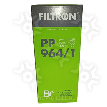 PP9641 Фильтр топливный !H264 d113/M30x1.5\Volvo FH/FM9/12/16 Series II 01-> RVI Premium 00-> Filtron купить