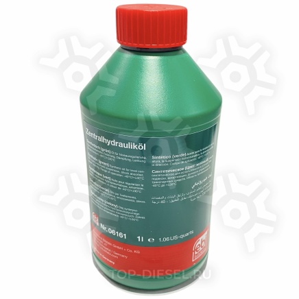 06161 Жидкость гидравлическая зеленая для ГУР, КПП, ПГУ синтетическая 1L Febi купить