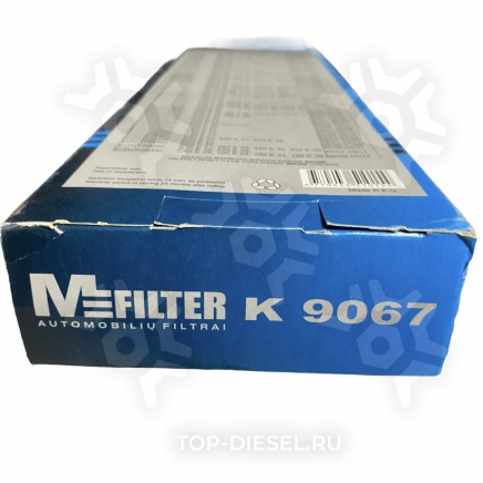 K9067 Фильтр воздушный кабины Iveco EuroStar/Tech/Trakker 440x99x38 Mfilter купить