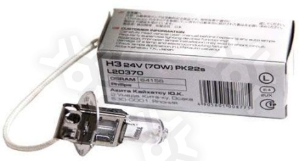 L20370 Лампа галогенная H3 24V 70W PK22s Lynxauto купить