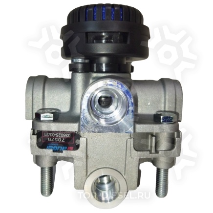 T02744004 Клапан ускорительный с глушителем о.н. 9730110040 M22x1.5 M22x1.5 M16x1.5, 10.2bar\DAF TOPCOVER купить рис.6