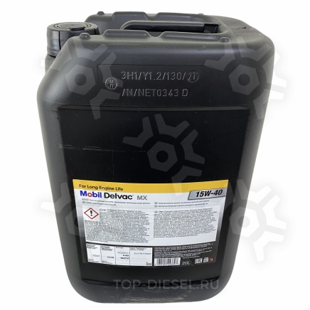 152737 Масло моторное Mobil Delvac MX SAE 15W-40 20л. Минеральное Mobil купить рис.2