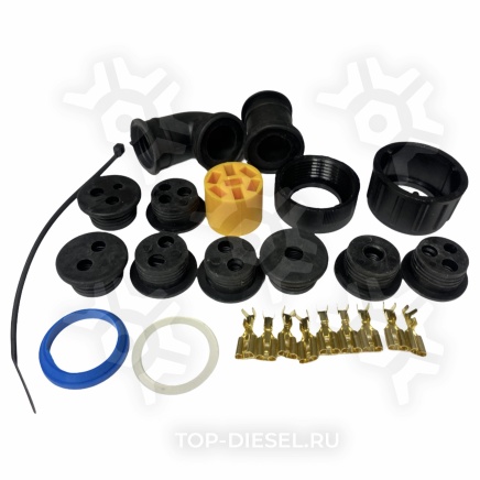 8800716SX Штекер левый Bayonet 7-pin желтый ASS2 угловой для Europoint/Europoint II Schmitz Stellox купить рис.2