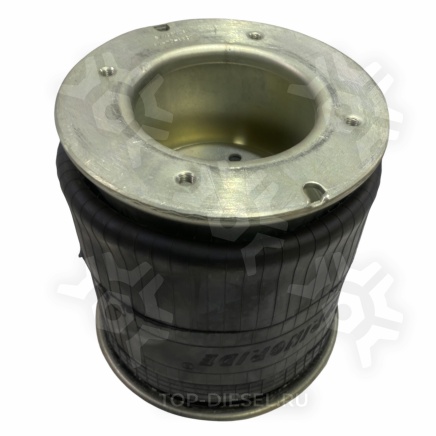 1R14716 Пневмоподушка со стаканом 4 шп. M12 1 отв. штуц. M22 поршень стальной 4 отв. M12 SAF/ROR/Trailor/Volvo Springride купить рис.2
