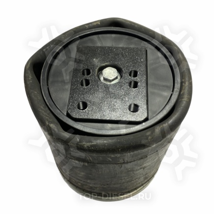 AGA8668 Пневмоподушка со стаканом 2 шпильки M12 смещение 25 1 отверстие-штуцер M22 поршень пластиковый 6 шпилек M16 BPW Airogear купить рис.2