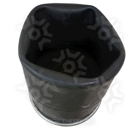 ST941S Пневмоподушка без стакана 2 шпильки M12 смещение 25 1 отверстие-штуцер M22 поршень пластиковый 6 шпилек M16 BPW Smarttech купить рис.3