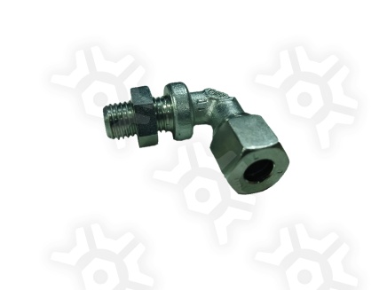 07604700A Фитинг резьбовой.уголок D8-M12x20 90° с контргайкой L29 под ключ SW17 Pe купить