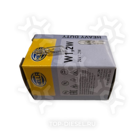 8GP002095241 Лампа накаливания безцокольная 1.2W 24-30V Mercedes Benz/Renault Hella купить