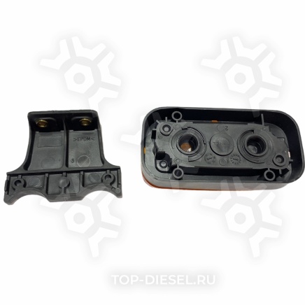 194030 Фонарь габаритный желтый на кронштейне крепление под 90 градусов Schmitz Vignal купить рис.2