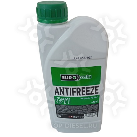 4633150 Антифриз готовый G11+ 1 кг зеленый Евразия купить