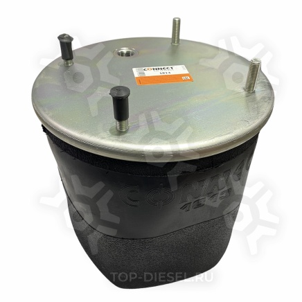 MD1813 Пневмоподушка без стакана 4 шпильки M12 1 отверстие-штуцер M22 SAF/Trailor/МАЗ/ROR Connect купить