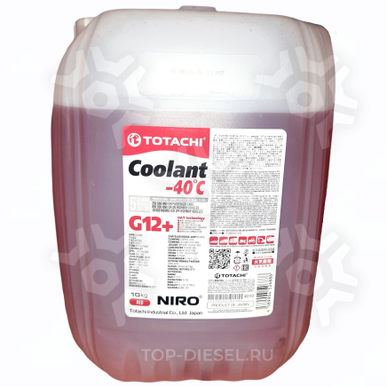 43110 Антифриз готовый G12+ 10 кг красный Totachi купить