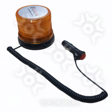 TACM1648LED Маяк проблесковый светодиодный на магните в прикуриватель 12-24V стробоскоп H=95мм D=125мм 30 LED Техавтосвет купить рис.2