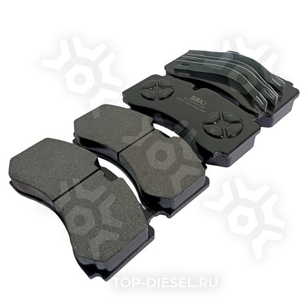 PF9318 колодки дисковые !с р/к 215x108.5x32\SCHMITZ CARGOBULL/SAF/KNORR ST7 ERREVI купить рис.2