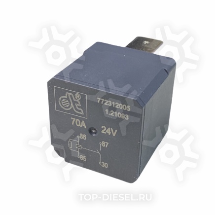 121093 Реле света 4х контактное 70A 24V Scania/MAN/DAF/Renault/Volvo DT купить