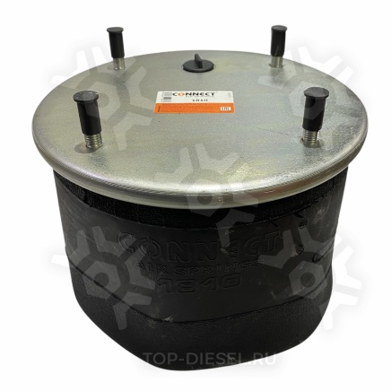 MD1810 Пневмоподушка без стакана 4 шпильки M12 1 отверстие-штуцер M22 SAF/ROR/Trailor/Volvo Connect купить