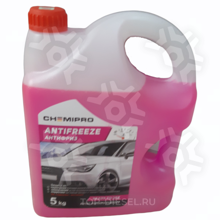 CH007 Антифриз G12 готовый 5 кг красный 4.2л Chemipro купить