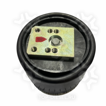 SP554960KP Пневмоподушка со стаканом 1 шпилька+штуцер 6 отверстий M20x1.5 BPW 30K Sampa купить рис.2