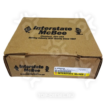 M4090022 Ремкомплект задней крышки помпы Cummins ISX (прокладки, крышка) Mc Bee купить рис.3