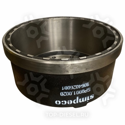 SP00010020 Тормозной барабан 420x180/196 H=227, d=300/335 n10x23 SAF SK RS/RLS 9042 Simpeco купить рис.2