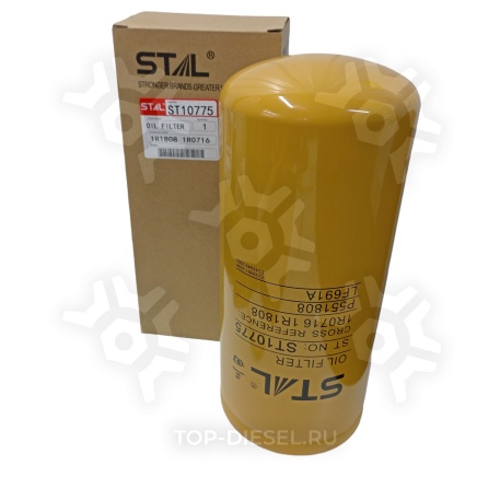 ST10775 Фильтр масляный Petebilt/Caterpillar C10,C12,C15,C16, 3406, 3408 Stal купить рис.3