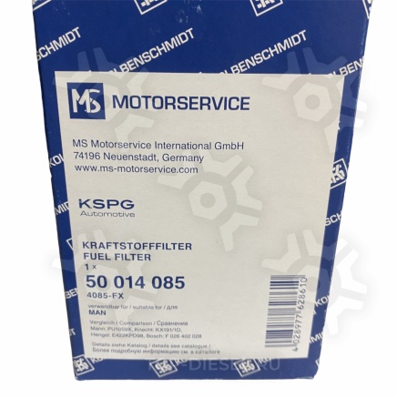 50014085 Фильтр топливный MAN TGA/L/M D2066LF D0836LFL39-42 Kolbenschmidt купить