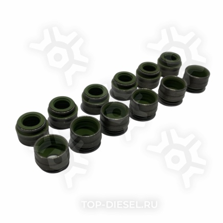 814882 Колпачки маслосъемные впуск/выпуск 9x12/15.4x11 Mercedes Benz OM457/501/502LA/W124, MAN D2066/2676/2866 Elring купить рис.2