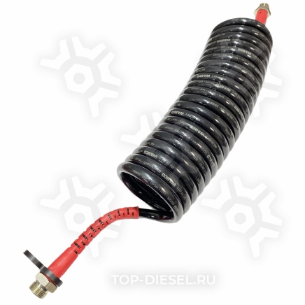 4527110580 Шланг спиральный красный штуцер M22x1.5x4500 WABCO купить рис.2