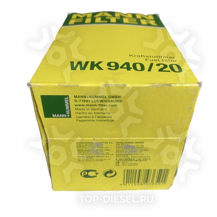 WK94020 Фильтр топливный Renault Premium/Midlum/Kerax/Magnum Mann-Filter купить