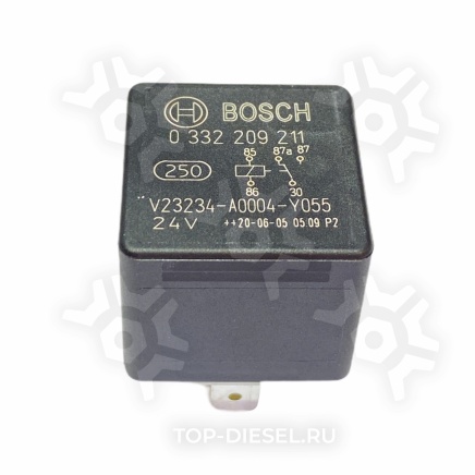 0332209206 Реле 5 фишек 24V 10/20A Scania/Volvo/MAN/Mercedes Benz Bosch купить