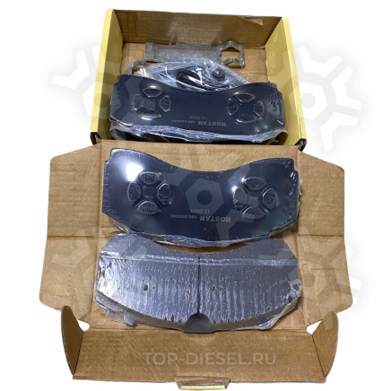180000246 Колодки дисковые передние 245x114x35 Mercedes Benz Actros MPIII 10/2010-->/MP IV 10/2011--> KNORR SM7	Rostar купить рис.2