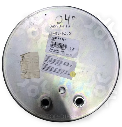 4882N1P01 Пневмоподушка без стакана 1 шпилька 2штуцера MAN TGA/TGM/TGS/TGX/F2000 Contitech купить рис.2