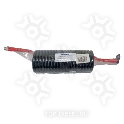 4527110560 Шланг спиральный красный штуцер M16x1.5x4500  WABCO купить рис.2