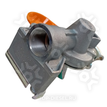 35210040060 Соединительная головка желтая M22x1.5 с клапаном на тягач Sorl купить рис.3