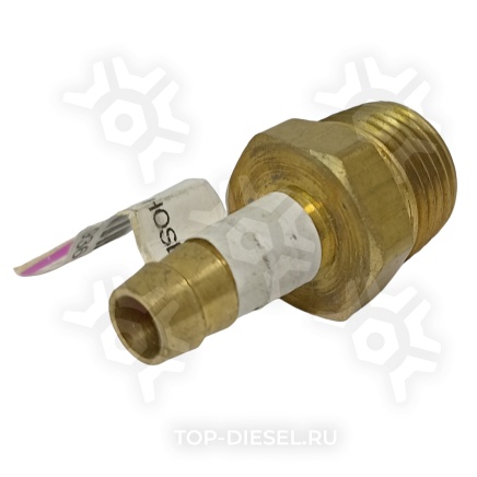 570010608 Латунный фитинг для шланга резьба 3/8" елочка 1/2" Anderson Metals купить рис.2