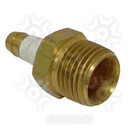 570010608 Латунный фитинг для шланга резьба 3/8" елочка 1/2" Anderson Metals купить рис.3